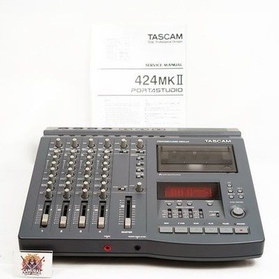 Tascam 424 MKII Vierspur-Portastudio mit Kassettendeck und Mischpult